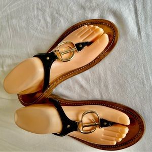 Dior Black and Brown Sandals